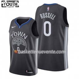 Maillot Basket Golden State Warriors Russell 0 2019-20 Nike City Edition Swingman - Enfant